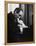 Vladimir Horowitz at the Piano with Poodle-Gjon Mili-Framed Premier Image Canvas