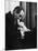 Vladimir Horowitz at the Piano with Poodle-Gjon Mili-Mounted Premium Photographic Print