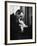 Vladimir Horowitz at the Piano with Poodle-Gjon Mili-Framed Premium Photographic Print