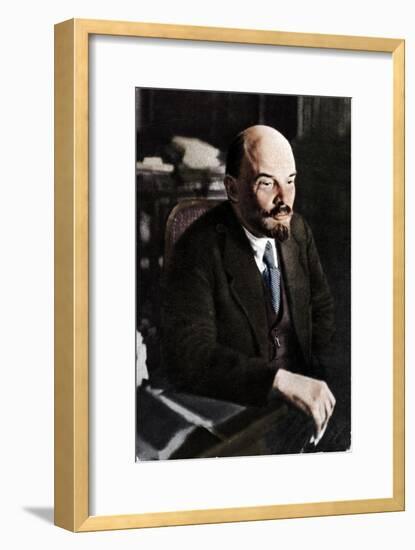 'Vladimir Ilich Lenin, Russian Bolshevik leader, 28th November', 1921-Unknown-Framed Giclee Print