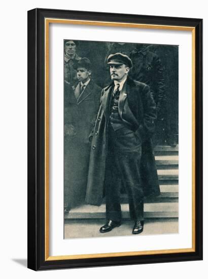 'Vladimir Ilich Lenin, Russian Bolshevik leader, Moscow, Russia, 1 May, 1919-Unknown-Framed Giclee Print