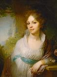 Portrait of Maria Lopukhina, 1797-Vladimir Lukich Borovikovsky-Framed Giclee Print