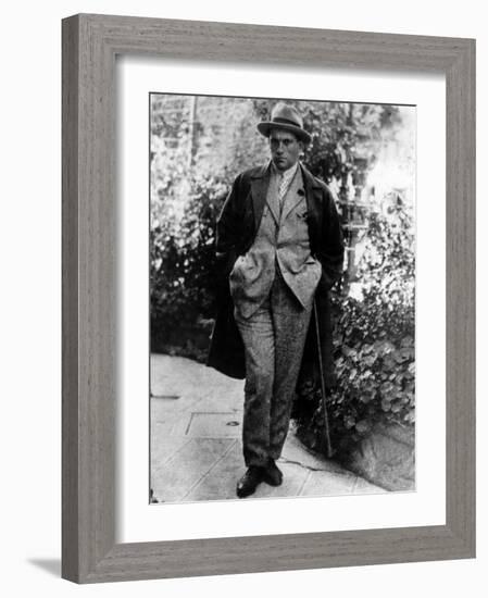 Vladimir Mayakovsky, Russian Poet, in Mexico, 1924-null-Framed Photo