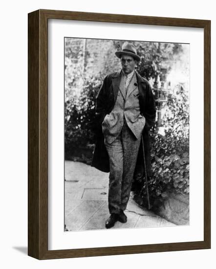 Vladimir Mayakovsky, Russian Poet, in Mexico, 1924-null-Framed Photo