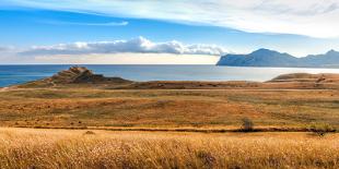 View of Koktebel Bay and Ancient Volcano Karadag, Crimea-Vladimir Sklyarov-Photographic Print