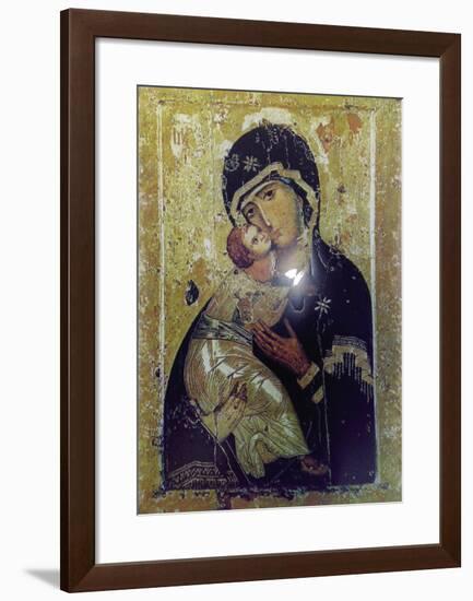 Vladmir Icon of the Mother of God-null-Framed Art Print