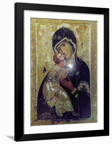 Vladmir Icon of the Mother of God-null-Framed Art Print