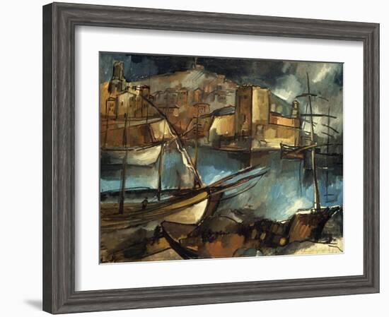 Vlaminck: Marseilles, 1913-Maurice de Vlaminick-Framed Giclee Print