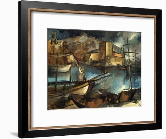 Vlaminck: Marseilles, 1913-Maurice de Vlaminick-Framed Giclee Print