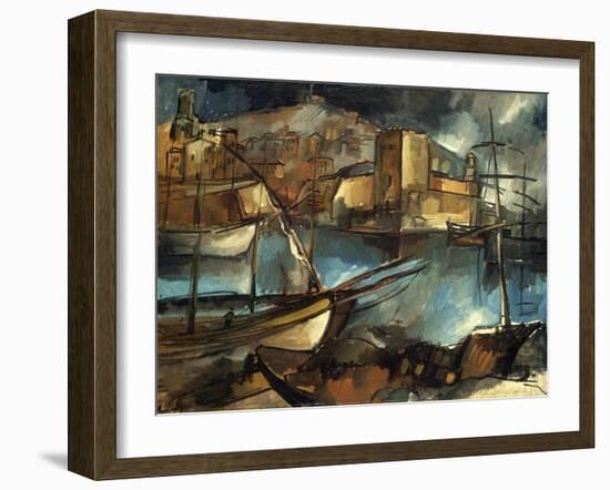 Vlaminck: Marseilles, 1913-Maurice de Vlaminick-Framed Giclee Print