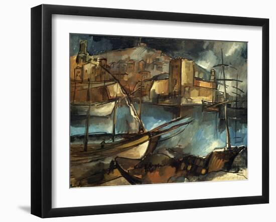 Vlaminck: Marseilles, 1913-Maurice de Vlaminick-Framed Giclee Print