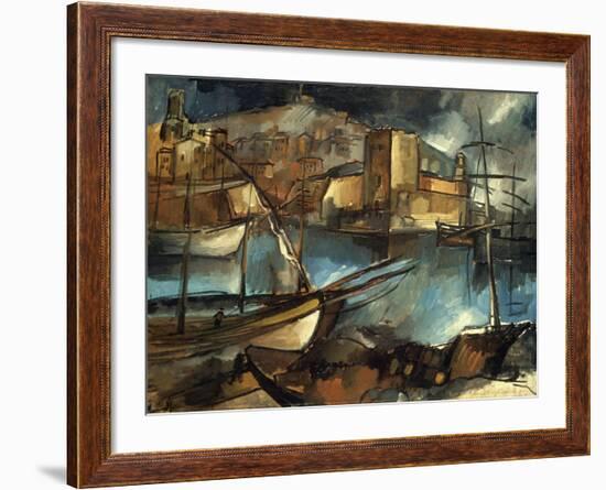 Vlaminck: Marseilles, 1913-Maurice de Vlaminick-Framed Giclee Print