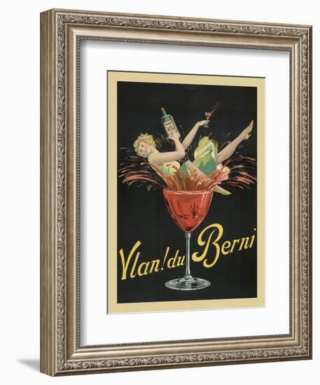 Vlan! du Berni-Vintage Poster-Framed Art Print