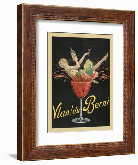 Vlan! du Berni-Vintage Poster-Framed Art Print