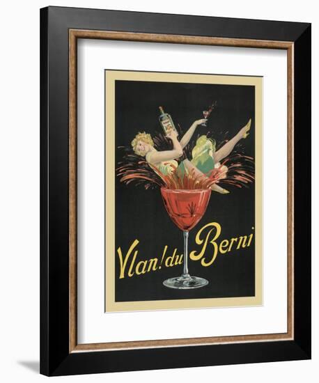 Vlan! du Berni-Vintage Poster-Framed Art Print