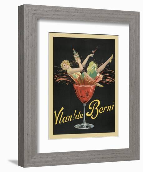 Vlan! du Berni-Vintage Poster-Framed Art Print