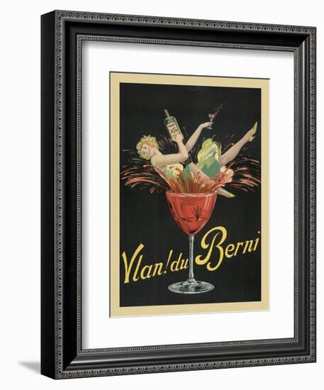 Vlan! du Berni-Vintage Poster-Framed Art Print