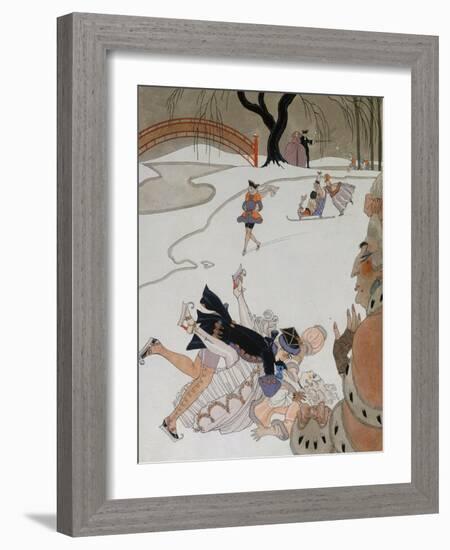 Vlan-Georges Barbier-Framed Giclee Print