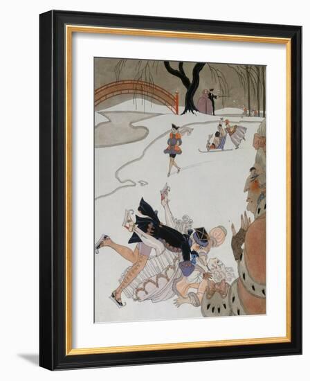 Vlan-Georges Barbier-Framed Giclee Print