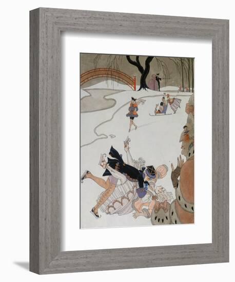 Vlan-Georges Barbier-Framed Giclee Print