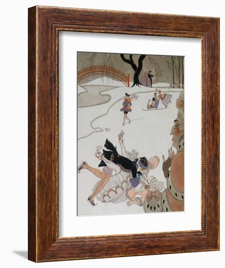 Vlan-Georges Barbier-Framed Giclee Print