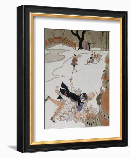 Vlan-Georges Barbier-Framed Giclee Print