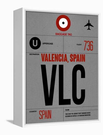 VLC Valencia Luggage Tag I-NaxArt-Framed Stretched Canvas