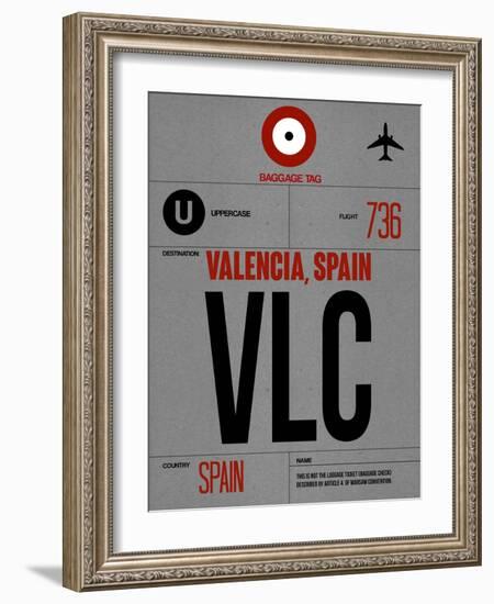 VLC Valencia Luggage Tag I-NaxArt-Framed Art Print