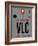 VLC Valencia Luggage Tag I-NaxArt-Framed Art Print