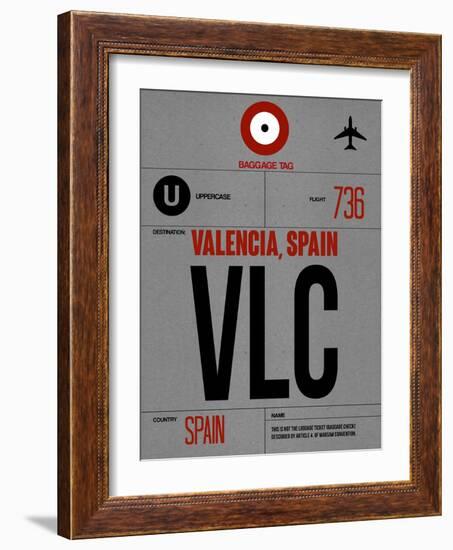 VLC Valencia Luggage Tag I-NaxArt-Framed Art Print