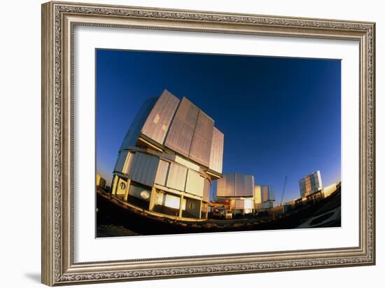 VLT Telescopes-David Nunuk-Framed Photographic Print