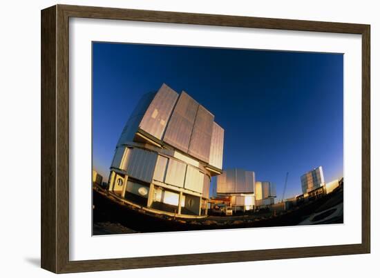 VLT Telescopes-David Nunuk-Framed Photographic Print