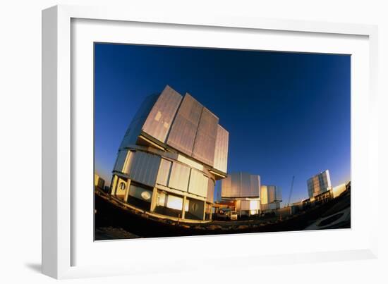 VLT Telescopes-David Nunuk-Framed Photographic Print