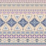 Ethnic Seamless Pattern.-Vodoleyka-Art Print