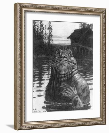 Vodyanoi, the Water Sprite, 1934-Ivan Bilibin-Framed Giclee Print