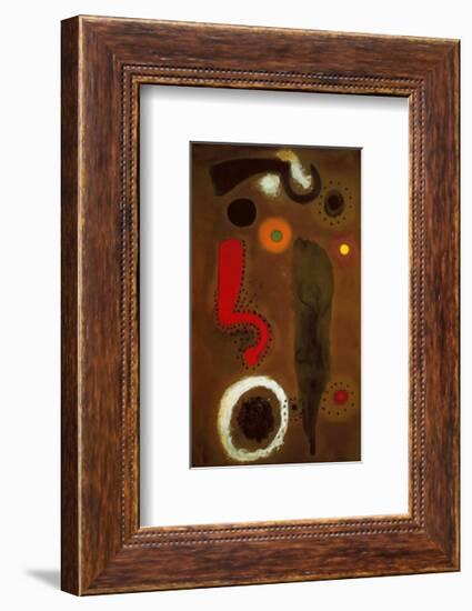 Vogel im Raum-Joan Miro-Framed Art Print