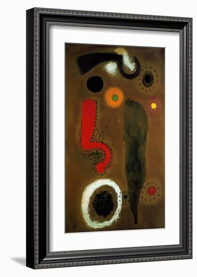 Vogel im Raum-Joan Miro-Framed Art Print