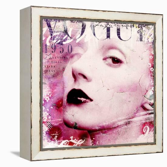 Vogue 1950, 2016 (Collage on Canvas)-Teis Albers-Framed Premier Image Canvas