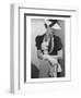 Vogue - April 1936 - Woman Holding Small Bouquet-Lusha Nelson-Framed Premium Photographic Print