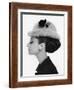 Vogue - August 1964 - Audrey Hepburn in Fur Hat-Cecil Beaton-Framed Art Print