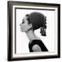 Vogue - August 1964 - Audrey Hepburn in Velvet Hat-Cecil Beaton-Framed Art Print
