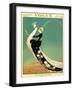 Vogue Cover - April 1918 - Peacock Parade-George Wolfe Plank-Framed Art Print
