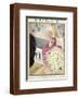 Vogue Cover - April 1924-George Wolfe Plank-Framed Premium Giclee Print