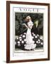 Vogue Cover - April 1924-Pierre Brissaud-Framed Premium Giclee Print