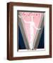 Vogue Cover - April 1928-Eduardo Garcia Benito-Framed Premium Giclee Print