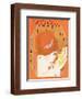 Vogue Cover - August 1927-Georges Lepape-Framed Premium Giclee Print