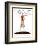 Vogue Cover - July 1929 - Tee Time-Georges Lepape-Framed Premium Giclee Print