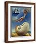 Vogue Cover - July 1937 - Surreal Shell-Miguel Covarrubias-Framed Art Print