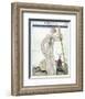 Vogue Cover - June 1922-Georges Lepape-Framed Premium Giclee Print