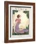 Vogue Cover - June 1925-Georges Lepape-Framed Art Print